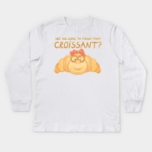 Croissant Kids Long Sleeve T-Shirt